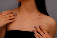 Load image into Gallery viewer, Shimmering Gold &amp; Silver Name Necklace - Personalized Link Chain Jewelry