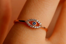 Load image into Gallery viewer, Elysian Evil Eye Rings – Stylish Protection Against Negativity