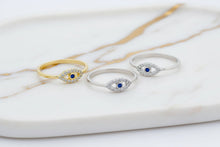 Load image into Gallery viewer, Elysian Evil Eye Rings – Stylish Protection Against Negativity