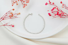 Load image into Gallery viewer, Dazzling Dainty Tennis Bracelet Sterling Silver | Perfect Minimalist Gift