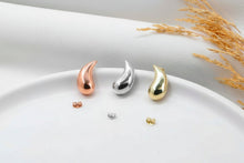 Load image into Gallery viewer, Radiant 925 Sterling Silver Chunky Teardrop Waterdrop Earrings - A Dazzling Gift for Her