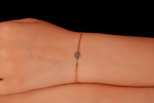 Load image into Gallery viewer, Tennis Spirit Minimalist Racket Charm Bracelet
