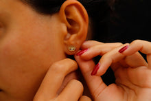 Load image into Gallery viewer, Elysian Jewelry Evil Eye Stud Earrings - Dazzling Protection &amp; Chic Style