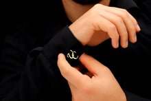 Load image into Gallery viewer, Personalized Unique Letters Cufflinks in 925 Sterling Silver