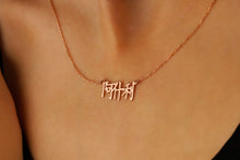 Load image into Gallery viewer, Inspire Your Identity - Personalized Chinese Name Necklace with Elegant Design
