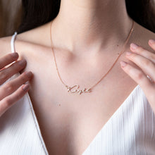 Load image into Gallery viewer, Personalized Gold Name Necklace - 8K, 10K, 14K Solid Gold Elegance