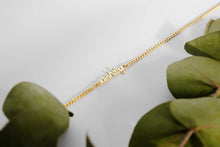 Load image into Gallery viewer, Gleam Jewelry Personalized Name Necklace with Elegant Curb Chain