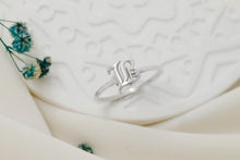 Load image into Gallery viewer, Gothic Initial Ring - Custom Old English Letter Jewelry for Unique Self-Expression