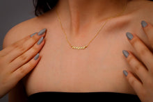 Load image into Gallery viewer, Gold Name Necklace | 8K, 10K &amp; 14K Solid Gold | Personalized Dainty Design