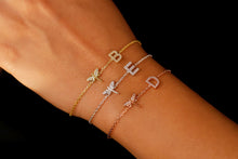 Load image into Gallery viewer, Dragonfly Designs with Initial Bracelet