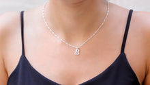 Load image into Gallery viewer, Initials Matter Personalized Singapore Ball Chain Necklace - Shine with Your Unique Style!