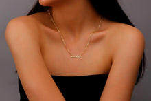 Load image into Gallery viewer, Personalized Gold &amp; Silver Name Necklace | Dainty Link Chain Jewelry