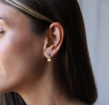 Load image into Gallery viewer, Cute Ghost Stud Earrings with Sparkling Cubic Zirconia - Perfect Halloween Gifts for Her