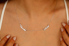 Load image into Gallery viewer, Custom Gold Name Plate Choker Necklace | Personalized Baby Name Jewelry | Dainty Handmade Gifts for Mom