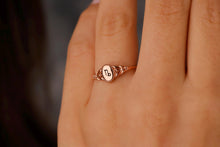 Load image into Gallery viewer, Celestial Charm Zodiac Ring - Engraved 925 Sterling Silver Horoscope Jewelry