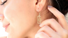 Load image into Gallery viewer, SilverGoldandRose Personalized Dangle Earrings