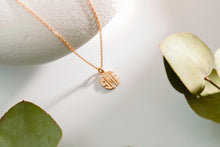 Load image into Gallery viewer, Personalized Dainty Silver Monogram Necklace