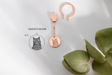 Load image into Gallery viewer, Purrsonalized Cat Keychain - Unique Custom Design for Cat Lovers by SilverGoldandRose