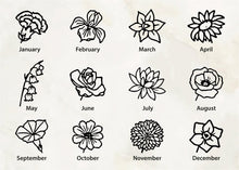 Load image into Gallery viewer, Blooming Birth flower Bouquet Ring - Customizable Month Flower Jewelry in Silver, Gold &amp; Rose Gold