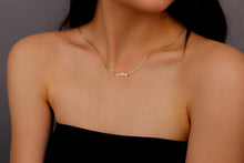 Load image into Gallery viewer, Gleam Jewelry Personalized Name Necklace with Elegant Curb Chain