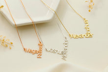 Load image into Gallery viewer, Unique Two Name Interlock Necklace - Celebrate Connection with Personalized Elegance