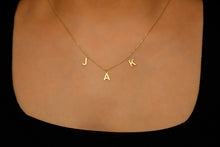 Load image into Gallery viewer, Personalized Dangle Letters Necklace