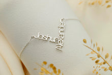 Load image into Gallery viewer, Unique Two Name Interlock Necklace - Celebrate Connection with Personalized Elegance