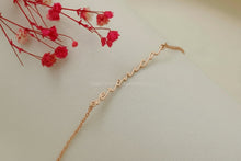 Load image into Gallery viewer, Custom Tiny Name Bracelet - Personalized Gold Handwritten Jewelry