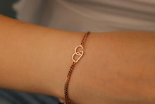 Load image into Gallery viewer, Interlocking Initials Bracelet by SilverGoldandRose