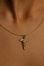 Load image into Gallery viewer, Caduceus Charm - Medical Symbol Jewelry for Doctors &amp; Nurses