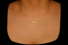 Load image into Gallery viewer, 14K Gold Name Necklace - Personalized Initial Jewelry
