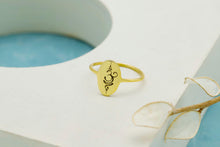 Load image into Gallery viewer, Yoga Ring – Dainty 925 Sterling Silver Ohm Meditation Jewelry for Mindful Moments