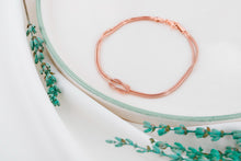 Load image into Gallery viewer, Silver Lush Love Knot Bracelet - Timeless Elegance in 925 Sterling Silver