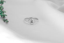 Load image into Gallery viewer, Pinky Initial Signet Ring | Personalized Charm for Your Unique Style