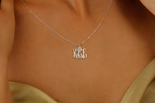 Load image into Gallery viewer, Shimmering Gold Monogram Necklace | Custom Initial Jewelry | Thoughtful Personalized Gift