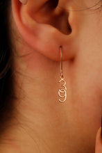 Load image into Gallery viewer, Lucky Charm Jewelry Sterling Silver Number Drop Earrings
