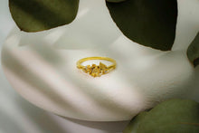 Load image into Gallery viewer, Eternal Bloom Birth Month Flower Ring with Sparkling CZ Diamond
