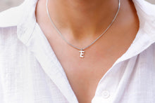 Load image into Gallery viewer, Personalized Old English Initial Necklace | Dainty Letter Jewelry in Silver &amp; Gold