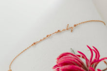 Load image into Gallery viewer, Tiny Two Gold Name Bracelet - Personalized Family Jewelry, Custom Dainty Layering Gift for Mom