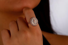 Load image into Gallery viewer, Blooming Love Birth Flower Ring with Multi-CZ Diamond