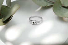 Load image into Gallery viewer, Intertwined Initial Ring | Custom Monogram Pinky Ring | Personalized Handmade Jewelry for Unique Gifts