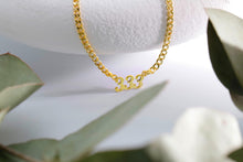 Load image into Gallery viewer, Lucky Charms Angel Date Necklace - Celebrate Your Special Moments with a Personalized Touch!