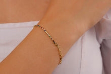 Load image into Gallery viewer, Radiant Luxe Colorful Tennis Bracelet - Dazzling Gemstones &amp; Sparkling Design