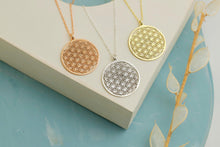 Load image into Gallery viewer, Life Harmony Flower of Life Pendant Necklace - Radiate Positive Energy and Connection