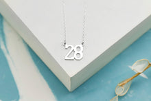 Load image into Gallery viewer, Personalized Number Necklace by SilverGoldandRose