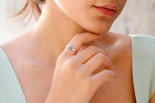 Load image into Gallery viewer, Silver Fingerprint Ring | Unique Personalized Engraving | Meaningful Memorial Jewelry | Perfect for Cherished Memories