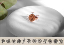 Load image into Gallery viewer, Blooming Birth flower Bouquet Ring - Customizable Month Flower Jewelry in Silver, Gold &amp; Rose Gold