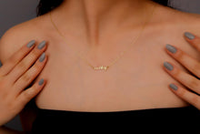 Load image into Gallery viewer, Gold Name Necklace | Personalized Tiny Name Jewelry | Elegant Custom Nameplate | Silver &amp; Gold Options Available