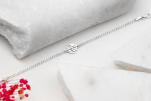Load image into Gallery viewer, Block Monogram Bracelet by SilverGoldandRose - Personalize Your Style with a Unique Touch