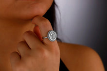 Load image into Gallery viewer, Blooming Love Birth Flower Ring with Multi-CZ Diamond